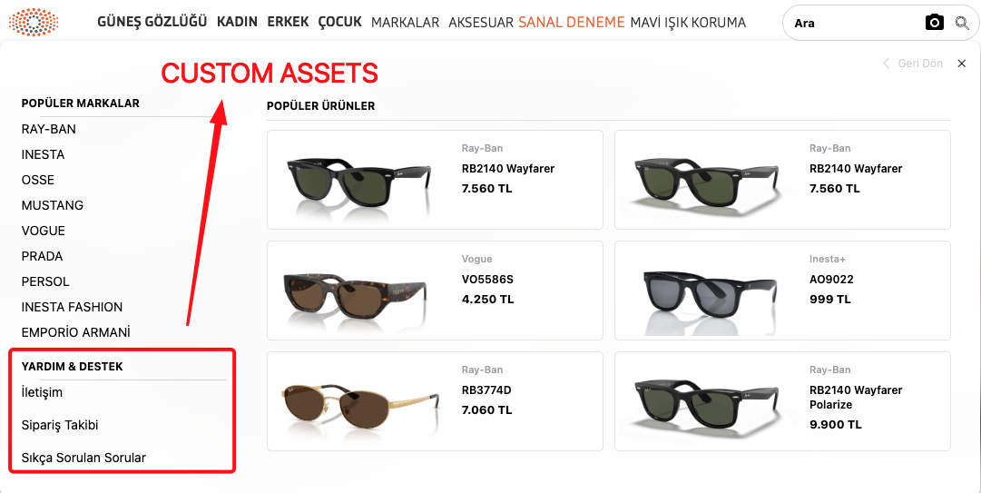 Real world example of custom assets