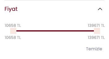 Real world example of a range slider