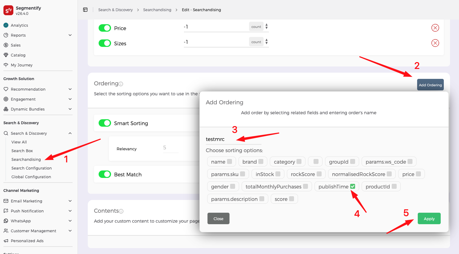 Real world example of custom sort orders